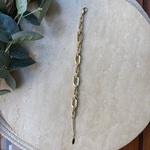 14K Özel Seri Kalın Sekizgen Zincir Bileklik (17+3 cm)