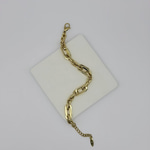 14K Özel Seri Kalın Sekizgen Zincir Bileklik (17+3 cm)