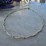 14K Özel Seri Kıvrımlı Top Detaylı Yumuşak Choker