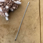 14K Özel Seri Mini Boncuk Zincir Detaylı Bileklik (17 cm)
