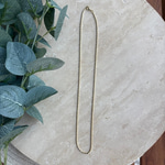 14K Özel Seri Minimal Silindir Boncuk Zincir Kolye