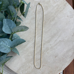 14K Özel Seri Minimal Silindir Boncuk Zincir Kolye 