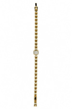 14K Özel Seri Ortası Taşlı Silindir Bileklik (17+2 cm)