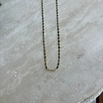 14K Özel Seri Oval Plaka Zincir Kolye 