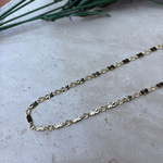 14K Özel Seri Pul Zincirli Şık Kolye (45cm)