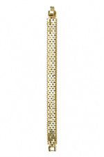14K Özel Seri RLX Model Bileklik (Kare Hasır)