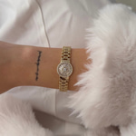 14K Özel Seri Saat Tasarım  Bileklik (17+2 cm)