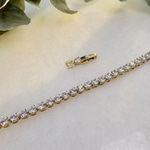 14K Özel Seri Su Yolu Bileklik (17+2 cm)