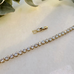 14K Özel Seri Su Yolu Bileklik (17+2 cm)