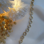 14K Özel Seri Taşlı Küçük Halka Şık Bileklik (17+2 cm)