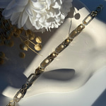 14K Özel Seri Taşlı Zarif Bileklik (17+2 cm)