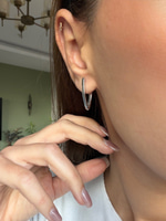 14K Özel Seri V Küpe