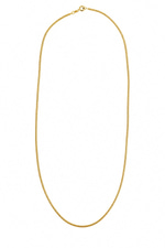14K Özel Seri Yılan Zincir Kolye (60 cm)