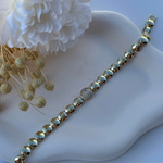 14K Özel Seri Yuvarlak Taşlı Bileklik