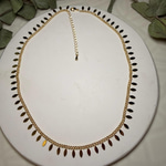 Altın Kaplama Yaprak Pullu Gold Zincir Kolye (45+5 cm)