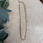 Altın Kaplama Yaprak Pullu Gold Zincir Kolye (45+5 cm)