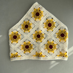 Ayçiçeği Desenli Bandana