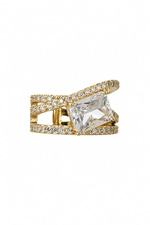 Baget Taşlı Gold Earcuff