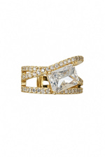 Baget Taşlı Gold Earcuff