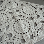 Bej Örgü Bandana 