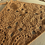 Camel Rengi Örgü Bandana