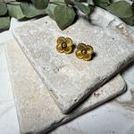 Çelik Gold Yonca Küpe
