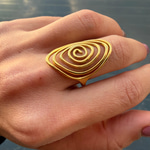 Çelik Spiral Ayarlanabilir Yüzük 