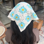 Çiçek Desenli Bandana