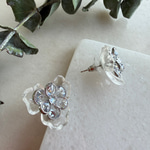 Çiçek Küpe (Üç Yapraklı Silver)