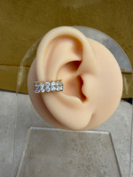 Çift Sıra Taşlı Earcuff