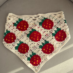 Çilek Desenli Bandana