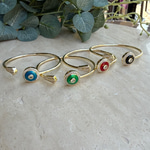 Daire Model Kelepçe Bileklik (Kırmızı)