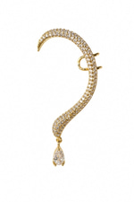 Damla Model Taşlı Gold Earcuff