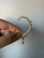Damla Model Taşlı Gold Earcuff