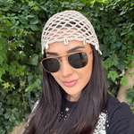 Deniz Kabuklu File Bere (Bej)