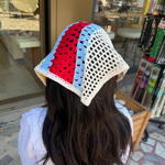 Deniz Yıldızı Desenli Örgü Bandana 