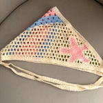 Deniz Yıldızı Desenli Örgü Bandana 