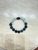 Doğal Taş Bileklik (Lapis Lazuli-Aquamarin)