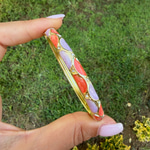 Etnik Mineli Kelepçe (Çok Renkli)