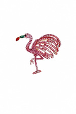 Flamingo Broş (Taşlı)