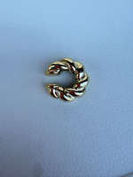 Gold Burgu C Earcuff