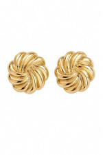 Gold Twist Küpe