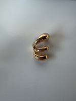Gold Üç Sıra Earcuff