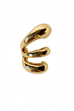 Gold Üç Sıra Earcuff