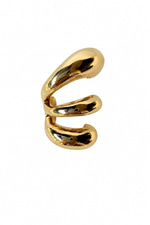 Gold Üç Sıra Earcuff