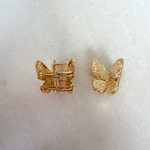 İkili Gold Mini Kelebek Toka 