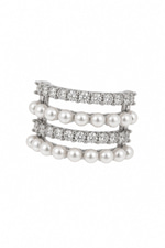 İnci Taş Silver Earcuff