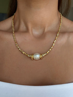 İncili Gold Kolye