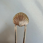 İstiridye Metal Topuz Tokası