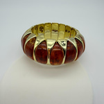 Kahve Gold Geometrik Bilezik